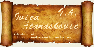 Ivica Atanasković vizit kartica